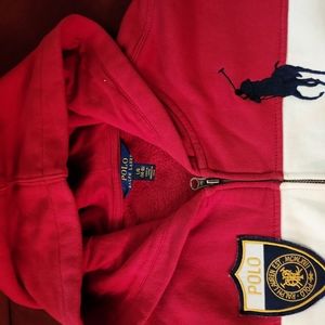 Boys large Polo hoodie